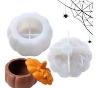 Stampo in silicone antiaderente 3D a forma di con coperchio | Stampo per gioielli autunnali per il giorno del Ringraziamento, per il giorno del raccolto, portapenne, artigianato