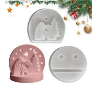 Stampo In Silicone | Attrezzo Colata Artigianale Presepe Antiaderente | Per La Colata Del Presepe,Per Cemento Argilla Candeliere Decorazione Tavola Decorazione Natale