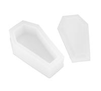 Stampo in silicone bara zombi scuro specchio scuro stampo scatola di stoccaggio per fai -da -te