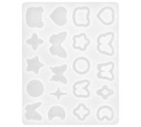 Stampo in Silicone Bianco per Orecchini e Piccoli Ciondoli Artigianali | Superficie Liscia e Antiaderente, Sformatura Facile, Cera Inclusa, per Atelier e Principianti
