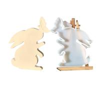 Stampo in silicone Bunny - Stampo per design a farfalla antiaderente | Stampo per artigianato di Pasqua per la di , colata in resina, per cera di sapone e progetti di