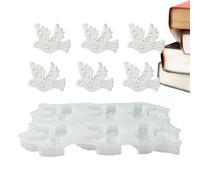 Stampo in silicone colomba della pace - Strumento fai da te, stampo da tavolo in 6 pezzi, forma in silicone per gesso di cemento per arte di fusione, progetti | Adatto per sapone, cioccolato, candela,