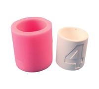 Stampo in silicone compatto per numeri Deliate Holder Stampo in silicone per la lavorazione di cemento unico decorazioni per la casa strumenti per gioielli
