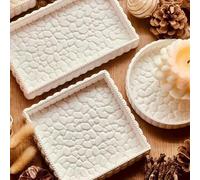 Stampo in silicone con design elegante e estetico a motivo diamantato in pelle, vassoio per gioielli, regalo, contenitore DIY per resina, cristallo, aromaterapia, gesso. Stampo per vassoio di stoccagg