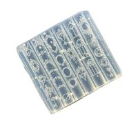 Stampo in silicone con design floreale in rilievo vintage europeo per unghie fatte a mano e uso professionale modelli manicure stencil in silicone