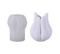 Stampo in silicone con design unico a mano, riutilizzabile per creazioni in cera in resina, supporto decorativo per fioriere, sicuro e robusto stampo in silicone