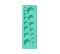 Stampo in silicone con perla, 2 stampi a forma di semi sphere, utensili riutilizzabili, per la produzione di zucchero, decorazione per torte a bolle per la casa