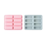 Stampo In Silicone Confezione Da 2 Lingotti D'Oro In Cera D'api Stampo Per Cioccolato a 8 Fori Sapone artigianale Caramelle Morbide E Biscotti Due Colori