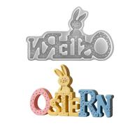 Stampo In Silicone Coniglio,Modello Con Lettere Pasquali | Stampo Per Pasta Di Zucchero Coniglietti | Per Cera Argilla Decorazione Casa Festa Compleanno Libreria Celebrazione