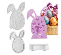 Stampo in silicone coniglio pasquale | Arte decorativa concreta ' di coniglio - Stampo in silicone per resina | Da usare come centrotavola per cena, matrimonio, festa e per la