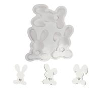 Stampo in silicone coniglio - Stampo per torta con coniglio 3D, stampo in silicone per coniglio pasqua, stampi per sapone pasqua, stampo da forno in silicone a forma di coniglio per cioccolato