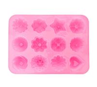 Stampo in silicone da 12 griglie, riutilizzabile, per torta al cioccolato, budino, fondente, stampo da forno, fai da te, per la di casa, materiale durevole per uso alimentare,