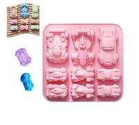 Stampo in silicone da colata,Stampo Flessibile Riutilizzabile - Forma Per Dolci A Forma Di Auto Da Corsa - Per Resina Epossidica Cioccolato Dessert Sapone Candela Ghiaccio Principianti E Professionist