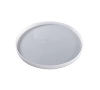 Stampo in silicone da tavolo con 3 gambe del tavolo e vite in resina kit di stampi rotondi in resina epossidica per artigianato donne ragazze vassoio in resina stampi kit silicone