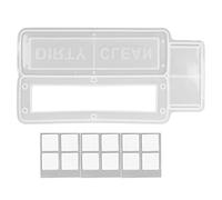 Stampo in silicone dal design unico, squisito, resistente, riutilizzabile, facile da sformare, ideale per realizzare magneti da frigorifero fai da te.