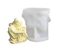 Stampo in silicone della Santa Madre con bambino Dettaglio delicato per la creazione di statue e oggetti decorativi Stampo in silicone flessibile