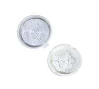 Stampo in silicone dettagliato a forma di teschio per cemento Creativo Posacenere in resina Forniture Riutilizzabile Stampo in resina per la decorazione