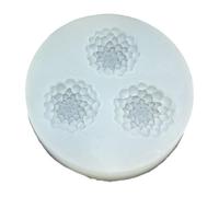 Stampo in silicone di alta qualità per la creazione di gioielli con 6 disegni floreali a forma di rosa, margherite, pigna, resistente alle alte temperature, facile rilascio, stampi in silicone per