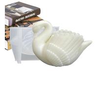 Stampo in silicone di cigno, stampi in resina 3D,Stampo per candele antiaderente Swan | Stampo per stampaggio flessibile, accessori per la produzione di artigianato per San Valentino, decorazioni per