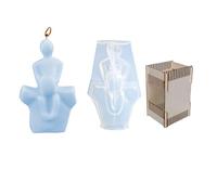 Stampo in silicone durevole per la creazione di candele di famiglia Trendy candele di resina per cera goccia aromaterapia cera aromaterapia