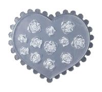 Stampo in silicone epossidico in rilievo, motivo floreale, per intaglio delle unghie, per intagliare le unghie, per gioielli