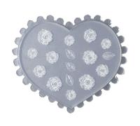 Stampo in silicone epossidico in rilievo, motivo floreale, per intaglio delle unghie, per intagliare le unghie, per gioielli