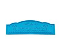 Stampo in silicone epossidico per conto alla rovescia per lettere e lettere per conto alla rovescia di Natale, stampo in silicone per tavolo in ceramica morbida in gesso ornamento per lettere per