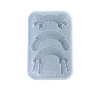 Stampo in silicone facile da pulire, accessorio per capelli, accessorio elegante per gioielli, per artigiani in resina