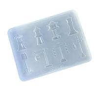 Stampo in silicone facile da pulire per la creazione di gioielli lampione gioielli per la creazione di gioielli e progetti artistici Pratico accessorio artigianale stampo