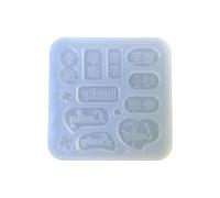 Stampo in silicone facile da smontare a forma di trifoglio, accessorio per gioielli in resina epossidica per amanti del fai da te, stampo per gioielli fatti a mano