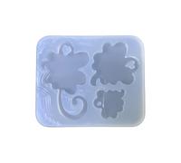 Stampo in silicone facile da smontare a forma di trifoglio, accessorio per gioielli in resina epossidica per amanti del fai da te, stampo per gioielli fatti a mano