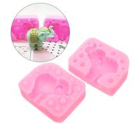 Stampo in silicone fai da te da 2 pezzi Stampo per elefante Stampo per colata