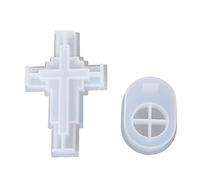 Stampo in silicone fatto a mano unico crocifisso candeliere tazza di cera per cerimonia di benedizione candeliere silicone