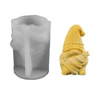 Stampo in silicone flessibile a forma di Babbo Natale Aromatherapys profumato che fa gioielli fatti a mano ornamento stampo in silicone resistente alle alte temperature