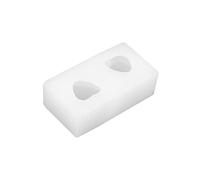 Stampo in silicone flessibile a forma di cuore per macaron, argilla, resina, ceramica, caramelle, cioccolato, sapone, torte, decorazioni per torte, pasticceria, per alimenti epossidici