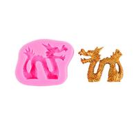 Stampo in silicone flessibile a forma di drago fondente strumenti da forno in silicone per caramelle, ideale per la cottura in cucina, perfetto per feste di compleanno