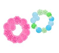 Stampo in silicone flessibile a forma di ghirlanda/cuore per realizzare cioccolatini e decorazioni per torte e accessori da forno per pasticceria professionale