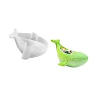 Stampo in silicone flessibile e robusto, accessorio alla moda per realizzare candele uniche a forma di balena e decorazioni per la casa, stampo in silicone riutilizzabile