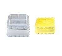 Stampo in silicone flessibile multiuso accessorio per posacenere in resina robusta e scatole portaoggetti facile da smontare forniture artigianali in resina decorativa arte