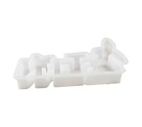 Stampo in silicone flessibile riutilizzabile per creare conigli ornamentali pasquali coniglietti lettera figurine decorazioni in silicone creazione di regali creativi