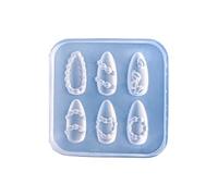 Stampo in silicone flessibile riutilizzabile per uso professionale in salone di bellezza, per nail art