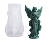 Stampo in silicone for candele, ali 3D, dea dell'aromaterapia, fai da te, sapone, gesso for aromaterapia, decorazioni for la casa, ornamenti, stampo riutilizzabile(Color-02)