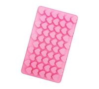 Stampo in silicone for cioccolato a forma di cuore, 55 cavità, for cubetti ghiaccio, caramelle, gelatine, gommose, for la cottura fai da te