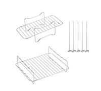 Stampo in silicone for grigliare la friggitrice ad aria compatibile con Moulinex EZ901820 5,2/3,1 L, serie Ph Airfryer 3000(Rack set)