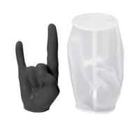 Stampo In Silicone - Forma Di Candela A Gesti 3D 12 Cm con Dettagli Realistici | Stampi A Mano Decorativi In Silicone Morbido | Tipo Di Fai Da Te | Creatività per I Regali Di Casa Della Sa