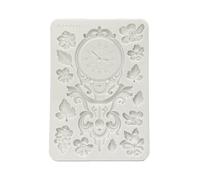 Stampo in Silicone Gardens of Time orologio e fiori