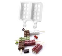 STAMPO IN SILICONE GELATI CHOCO STICK 9,2X4,8 CM 4 CAVITA