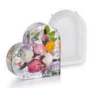 Stampo in silicone grande a forma di cuore, Stampo in resina epossidica a forma di cuore, Stampo in silicone Resina epossidica, Stampo in silicone Stampo in resina Artigianato in resina Decorazioni