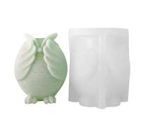 Stampo in silicone gufo 3D, stampo in resina gufo | Stampo flessibile in silicone per saponetta | per per colata in resina antiaderente per realizzare di sapone a forma di
