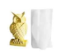 Stampo in silicone gufo per resina, stampo in silicone gufo, per unici | Forniture uniche per la produzione di, stampo in argilla artigianale in gesso antiaderente per fa